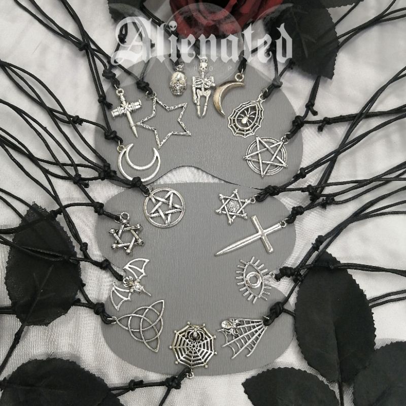 Part 3 Adjustable Choker Medium Mix Design Gothic Punk Grunge Rock Emo ...