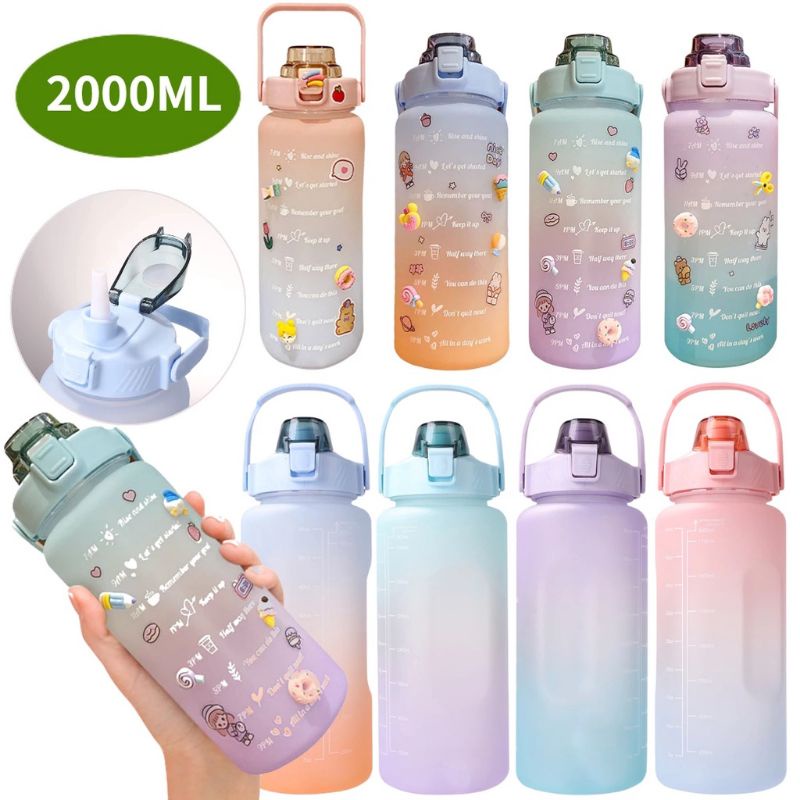 2 Liter Water Bottle for adult | Shopee Philippines