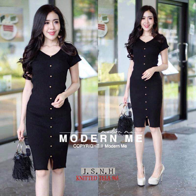 korean knitted bodycon dress Shopee Philippines