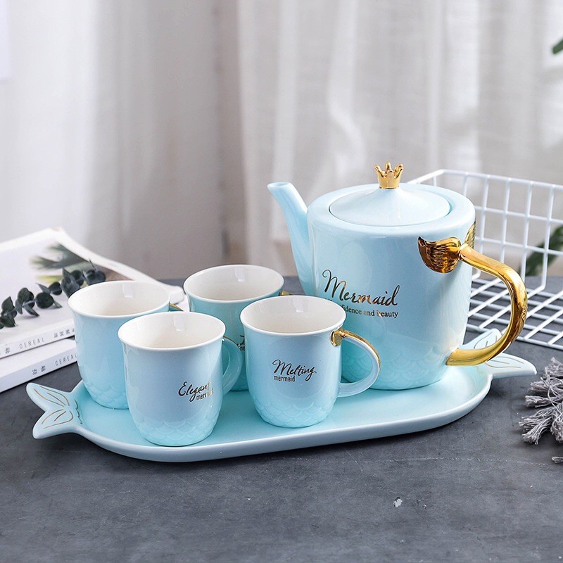mermaid tea set
