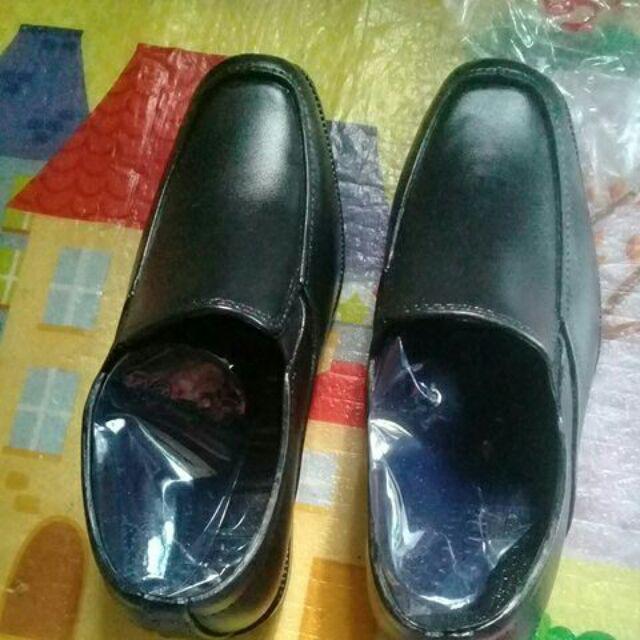 kids black shoes #608school shoes for boys (Rubber-weighty) | Shopee ...