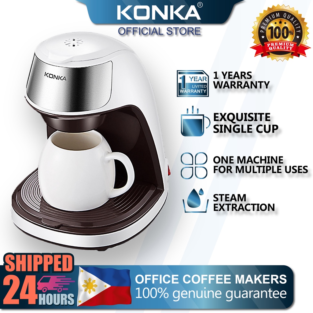 KONKA Mini Coffee Machine/Coffee Maker | Shopee Philippines