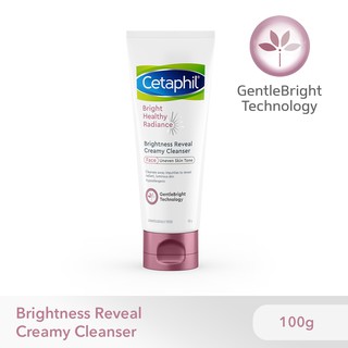 Cetaphil Brightness Reveal Creamy Cleanser 100g [Evens Skin Tone / Brightening with Niacnimade]