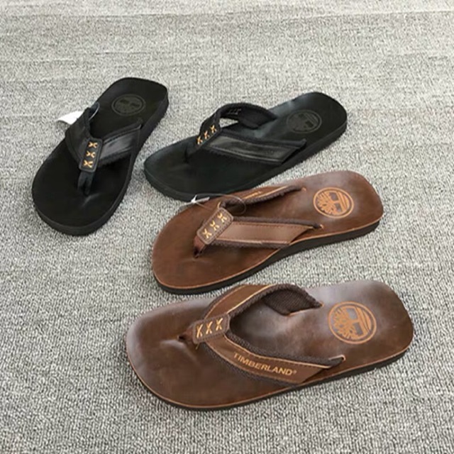 timberland leather slippers