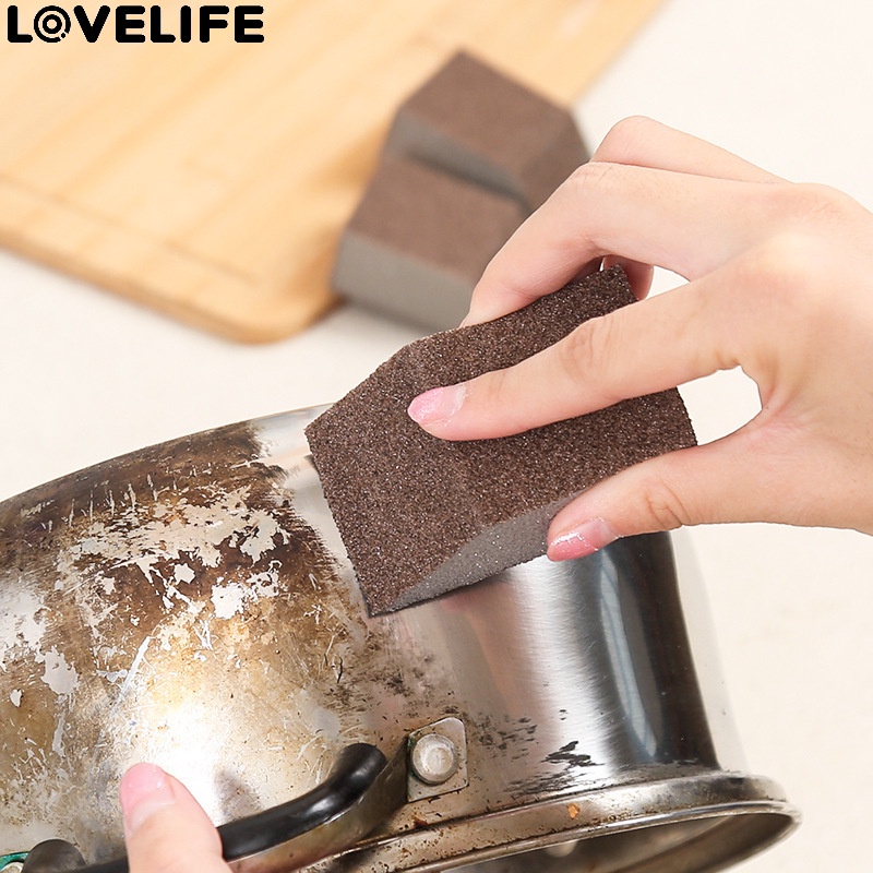 [ Household Magic Carborundum Cleaning Sponge ] [ Kitchen Derusting Emery Cleaning Eraser ] [Kitchen Cleaning Utensils]