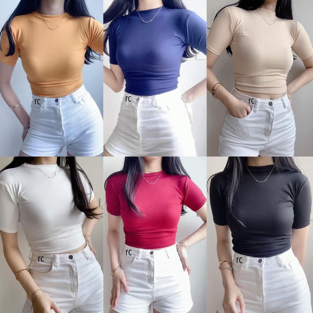 Bethany Basic Sexy Crop Top COD | Shopee Philippines