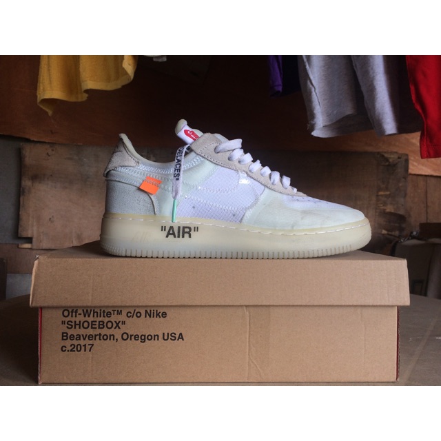 nike air force one off white