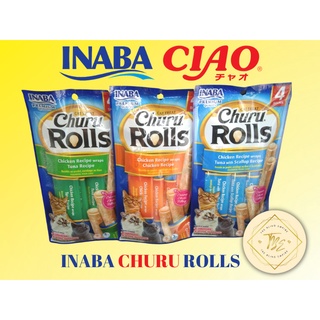 Ciao Inaba Churu Rolls Cat Treats 10g 4pcs per pack