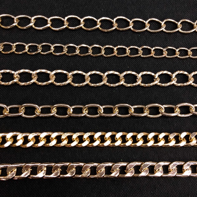 One Yard Plastic Gold Chain / Lace for DIY Shopee Philippines