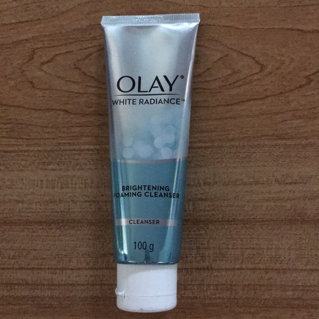 olay white radiance foaming cleanser
