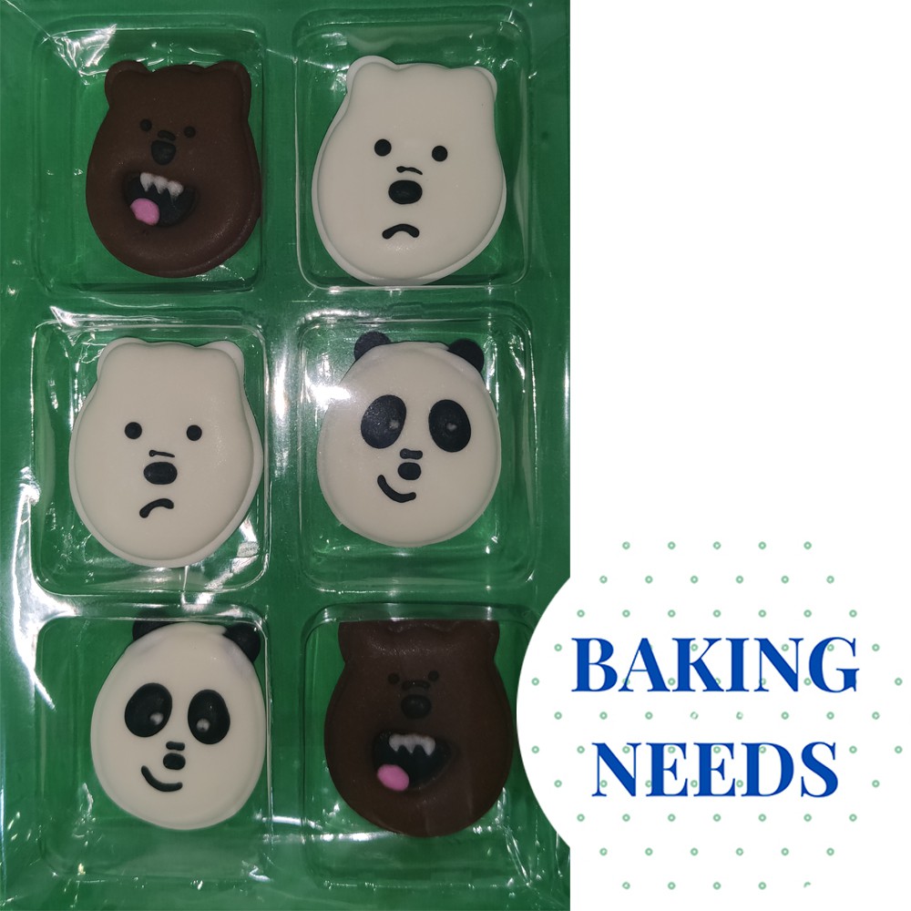 BAKING NEEDS Edible Cake topper We Bare Bears | Shopee Philippines