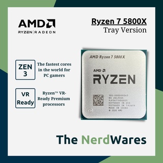 AMD Ryzen 7 5800X 8 Cores 16 Threads AM4 CPU Socket Processor (Tray Version)