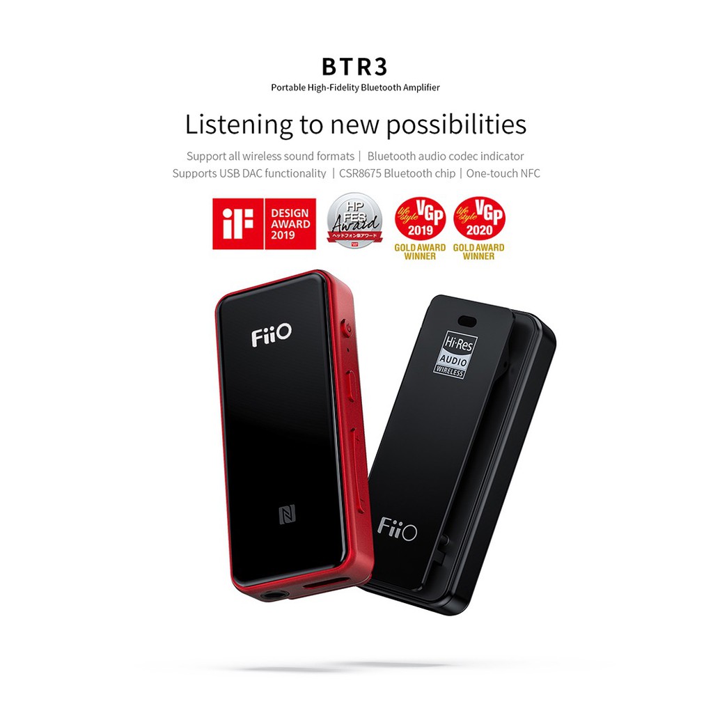 Fiio Btr3 Bluetooth Amplifier Portable Hifi Audio Usb Dac Csr8675 Aptx Ldac 3 5mm Iphone Android Shopee Philippines