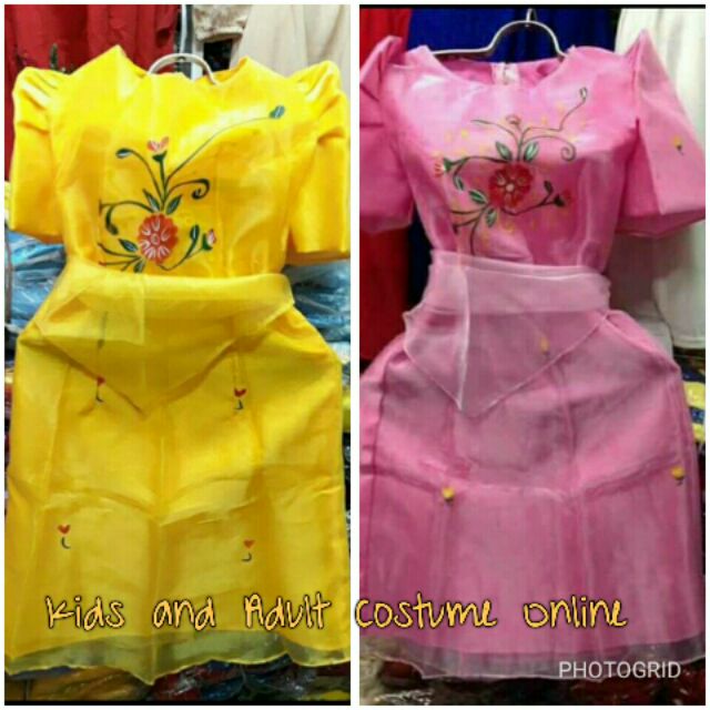 modern filipiniana costume for kids