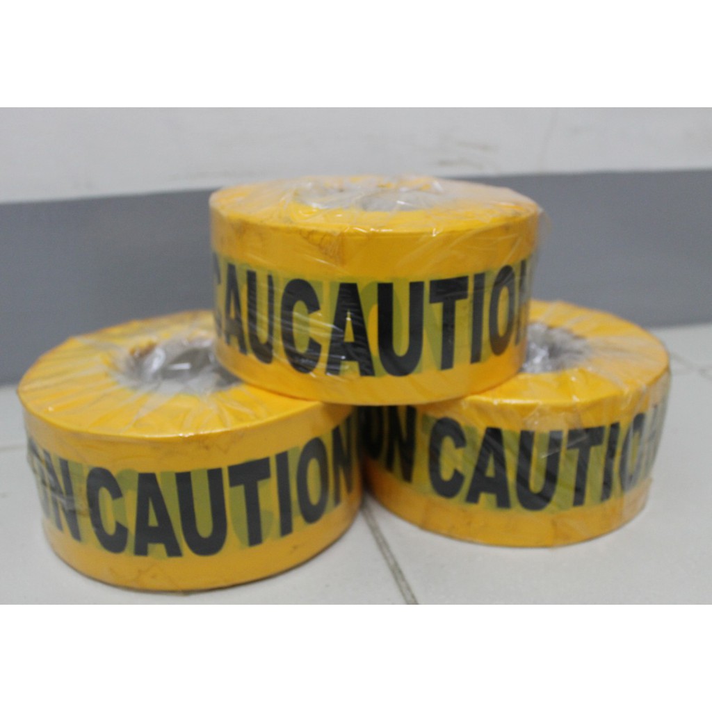 CAUTION TAPE (3" x 300m per roll) Shopee Philippines