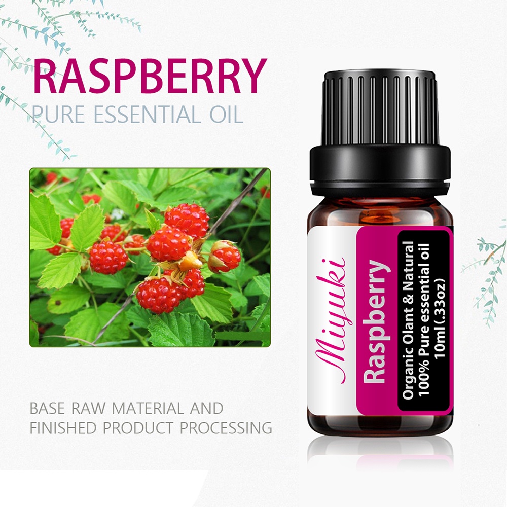Raspberry Fragrance Oil 10ML QMassage Aroma Perfume Natural Fruity Essential Oils To Clean The Air