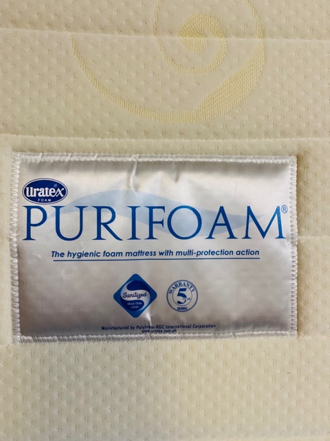 uratex purifoam crib mattress