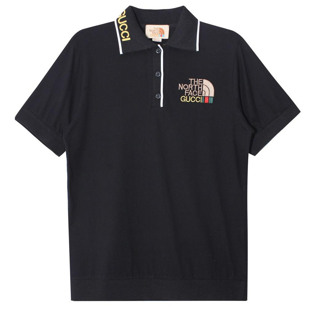 Original Gucci X The North Face Tnf Polo T Shirt For Men And Women Tops Shopee Philippines