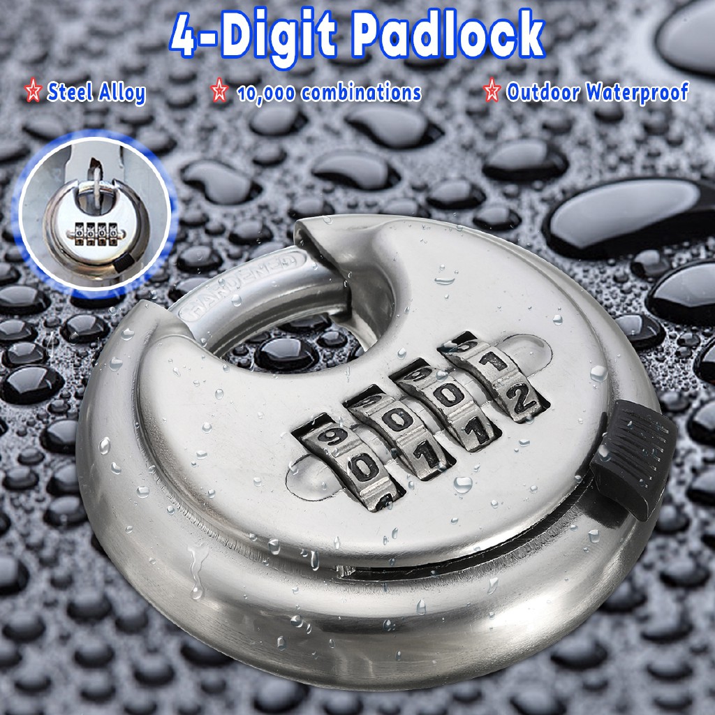 combination disc lock