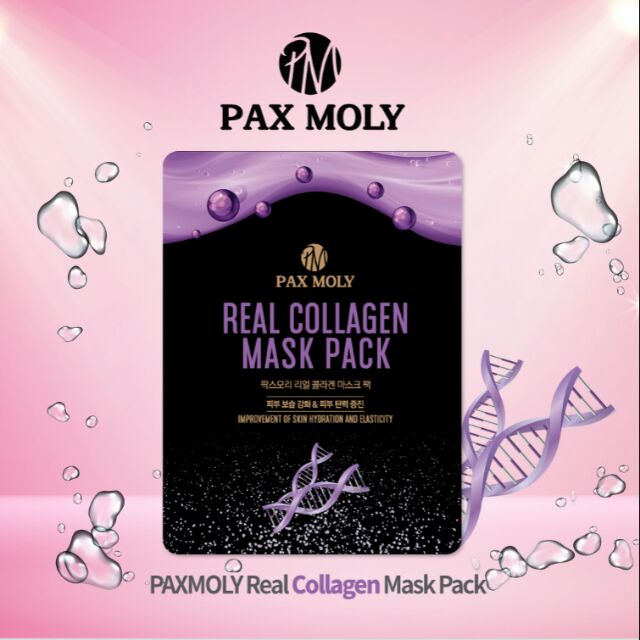 Real collagen mask pack