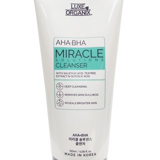 Luxe Organix Aha Bha Miracle Solutions Facial Cleanser 150ml | Shopee ...