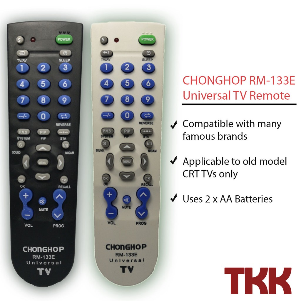 universal remote control for tv