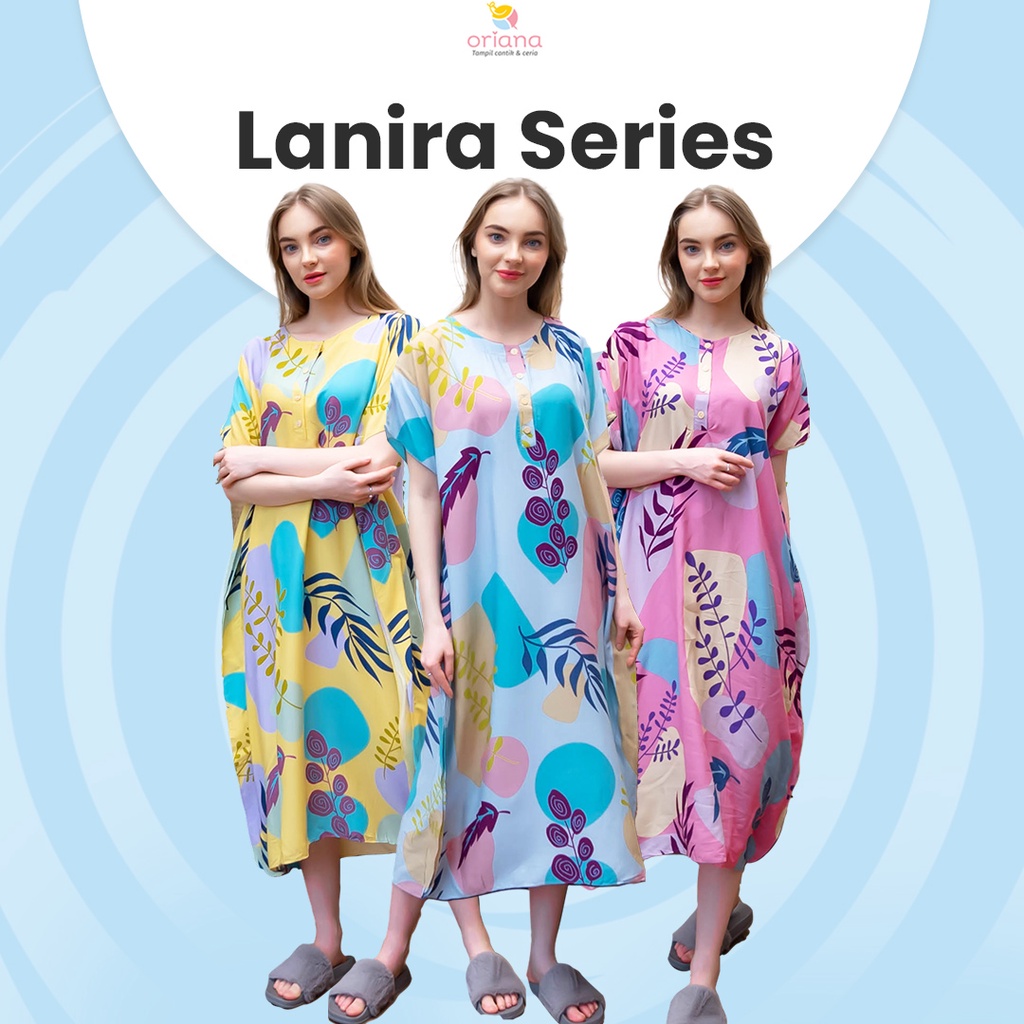 Oriana House Dress Breastfeeding Mothers Bats Lanira Series | Shopee ...