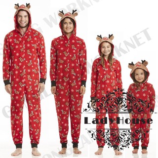 AH1-Christmas Family Matching Pajamas Women Sleepwear Set