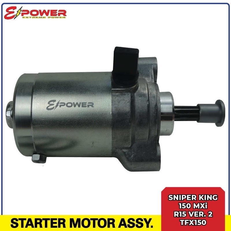 E Power Starter Motor Assembly Assy Sniper150 / TFX150 / R15 V2 ...