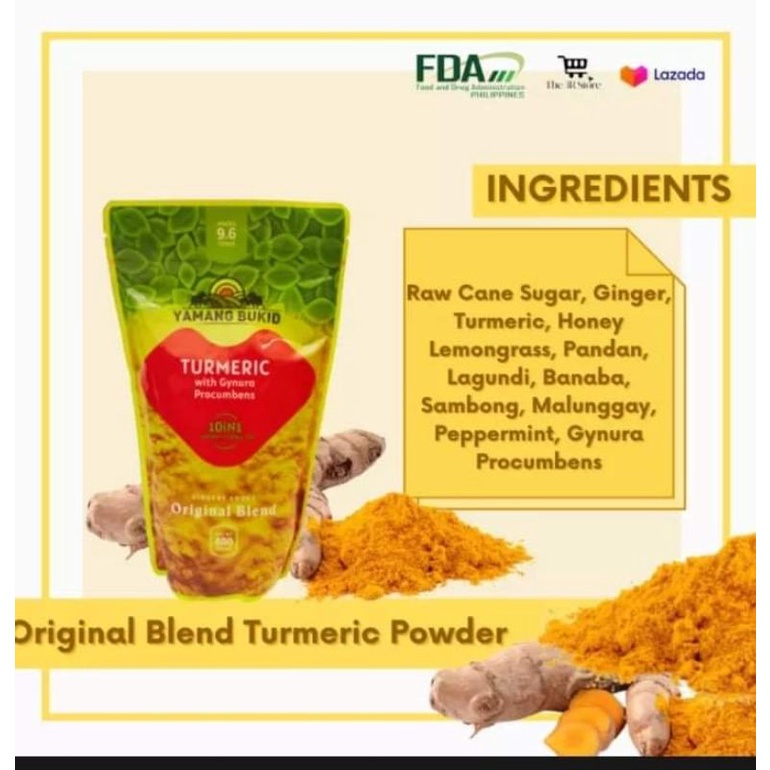 Yamang Bukid Turmeric Tea 10 in 1 400g(expiry January 10 2025) presyo ₱350