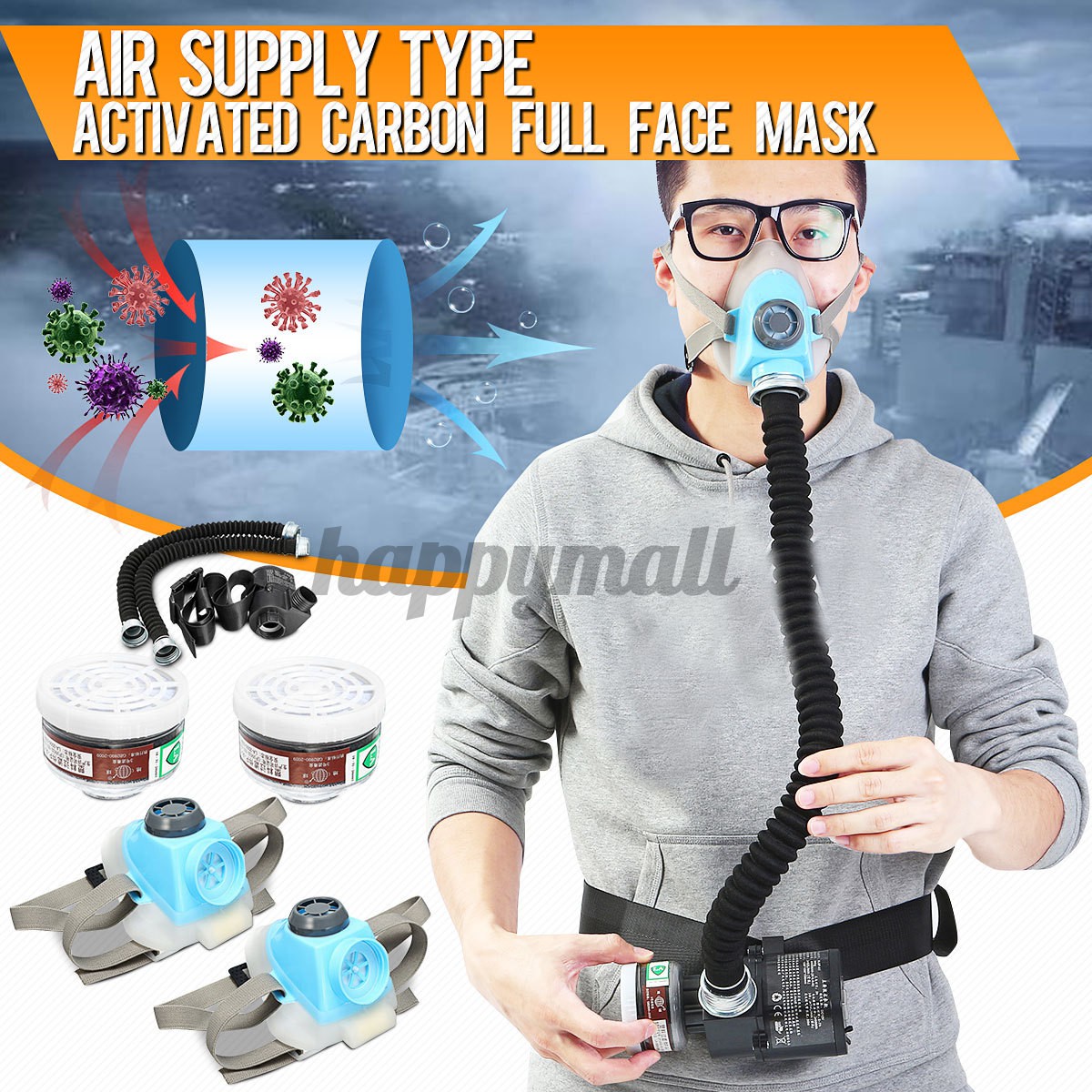 High Quality Electric Constant Flow Supplied Air Fed Respirator System ...
