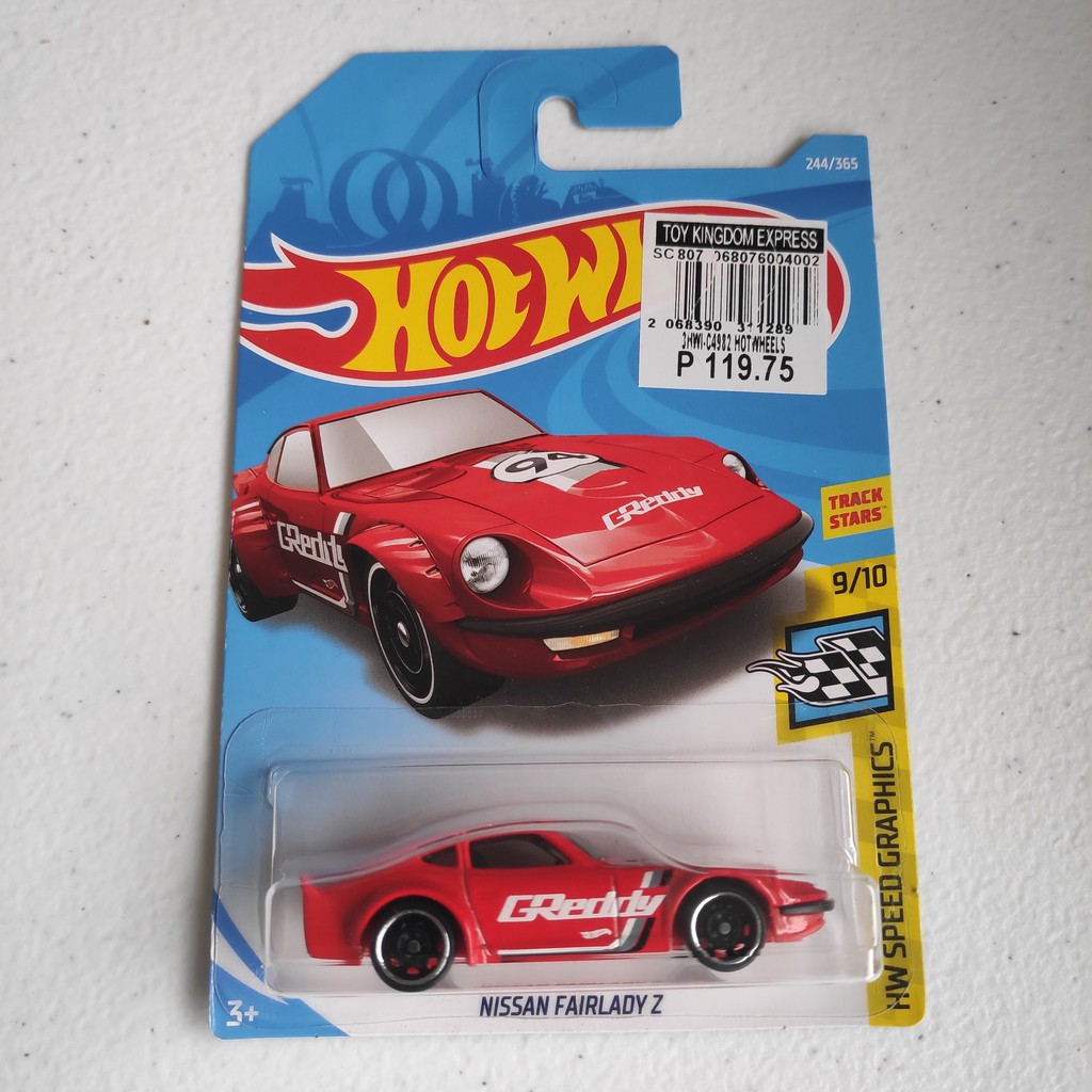 hot wheels nissan fairlady z greddy