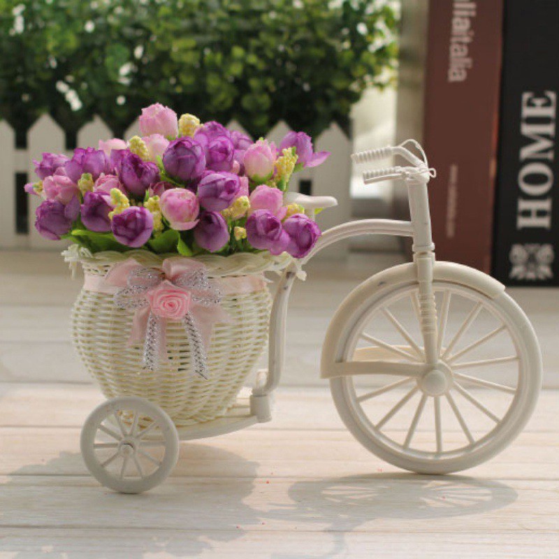 flower bike basket