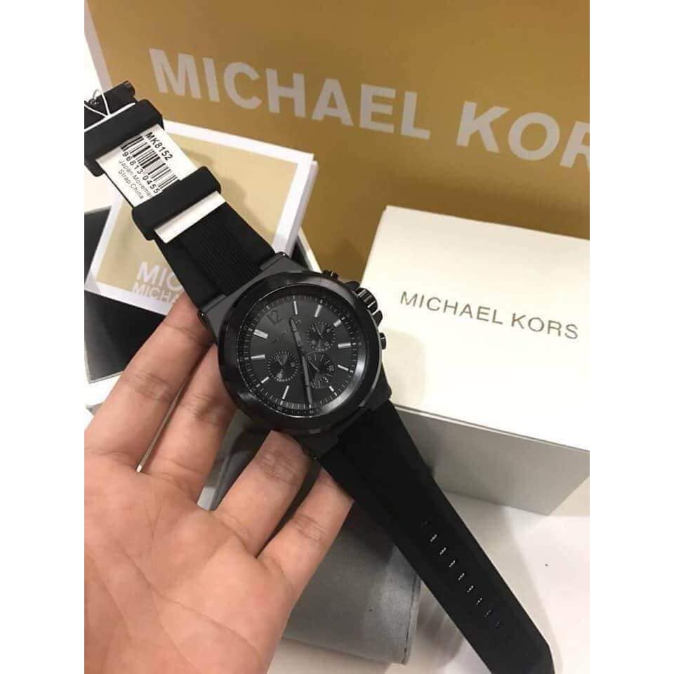 Dyal Rubber Black MK8152 Chronograph Watch | Shopee