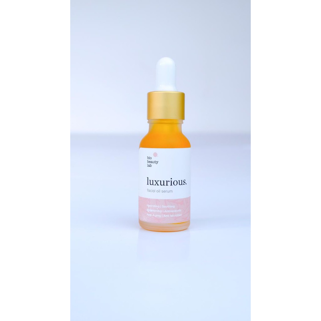 luxurious facial oil serum