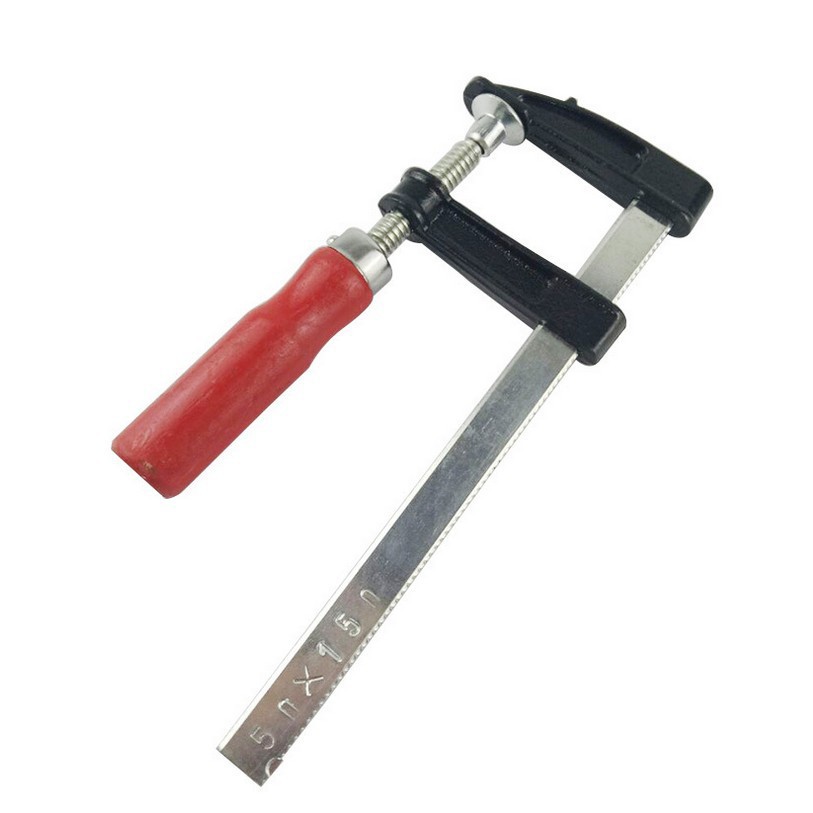 F Clamp Adjustable Woodworking Vise Grip Wooden Handle 