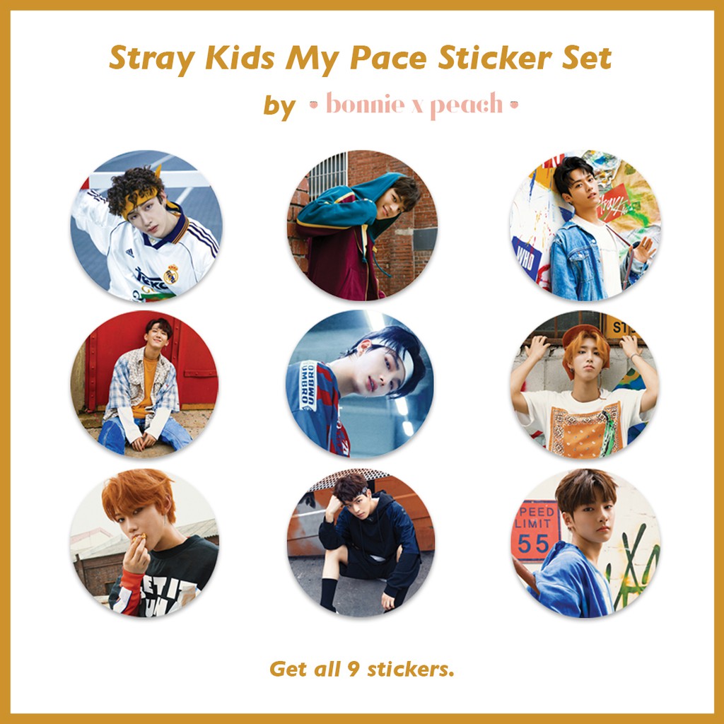 stray kids my pace sticker set shopee philippines