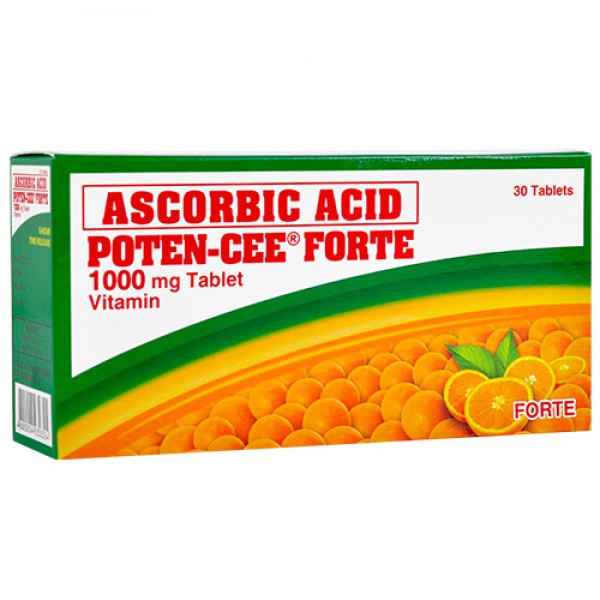 Poten Cee Ascorbic Acid 1000mg 30 Tablets Shopee Philippines