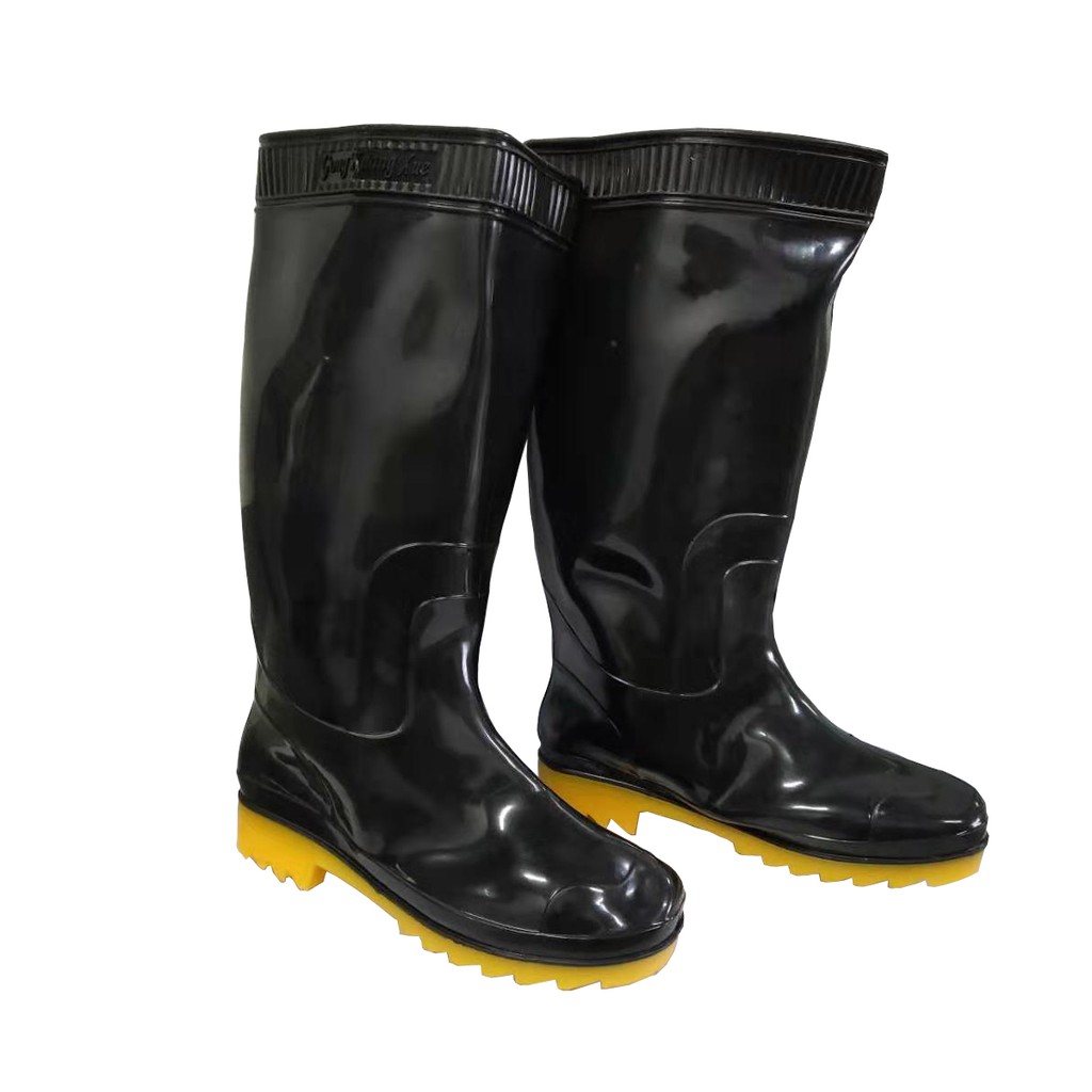 rubber long boots