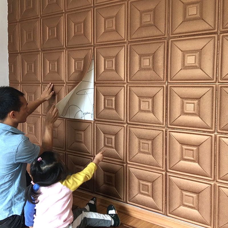 3D foam wall stickers selfadhesive ceiling stickers selfloading roof