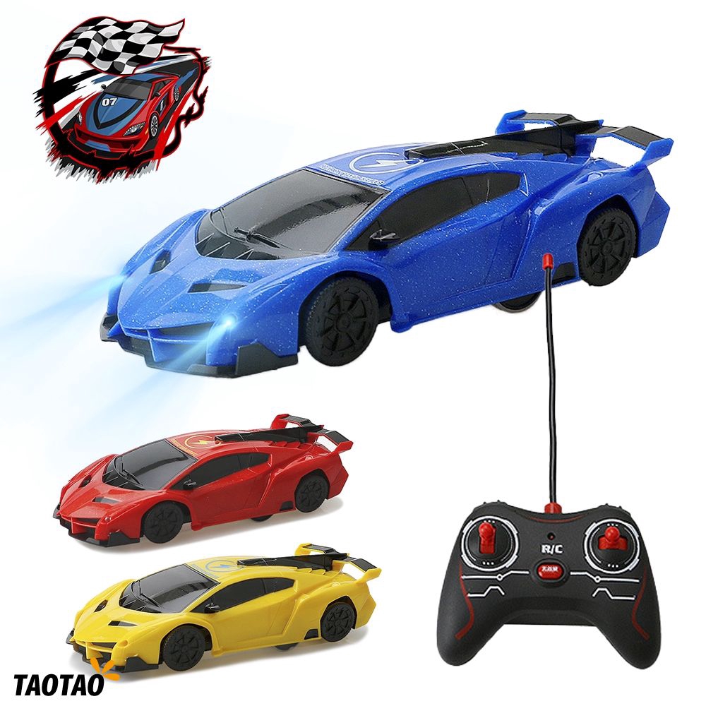 4CH Remote Control RC Car Wall Climbing Sport Racing Car Rechargeable ...