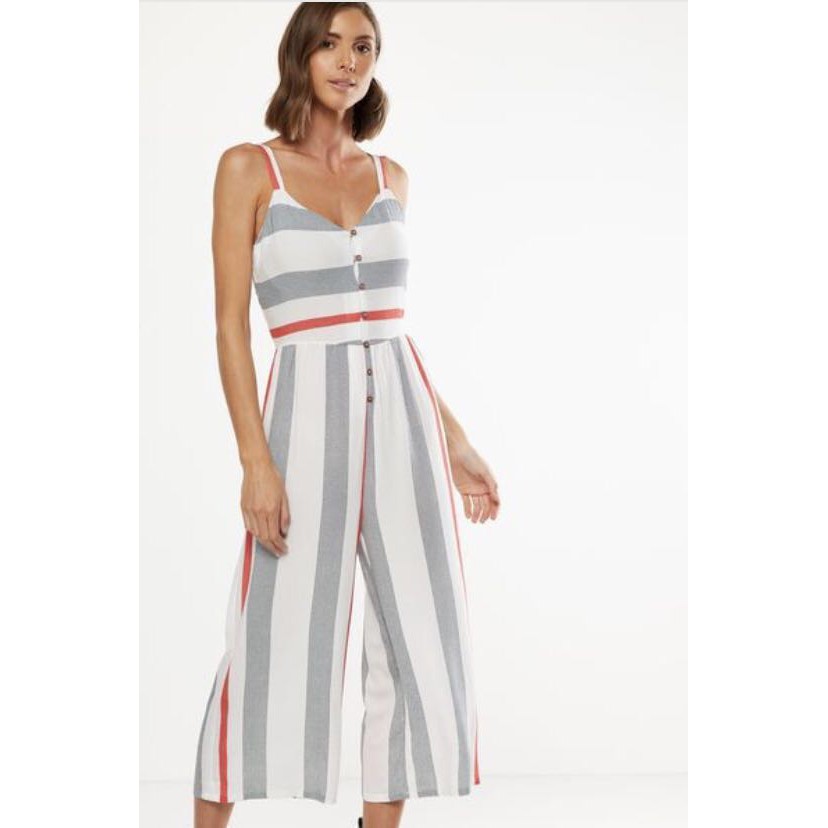 cotton on striped jumpsuit