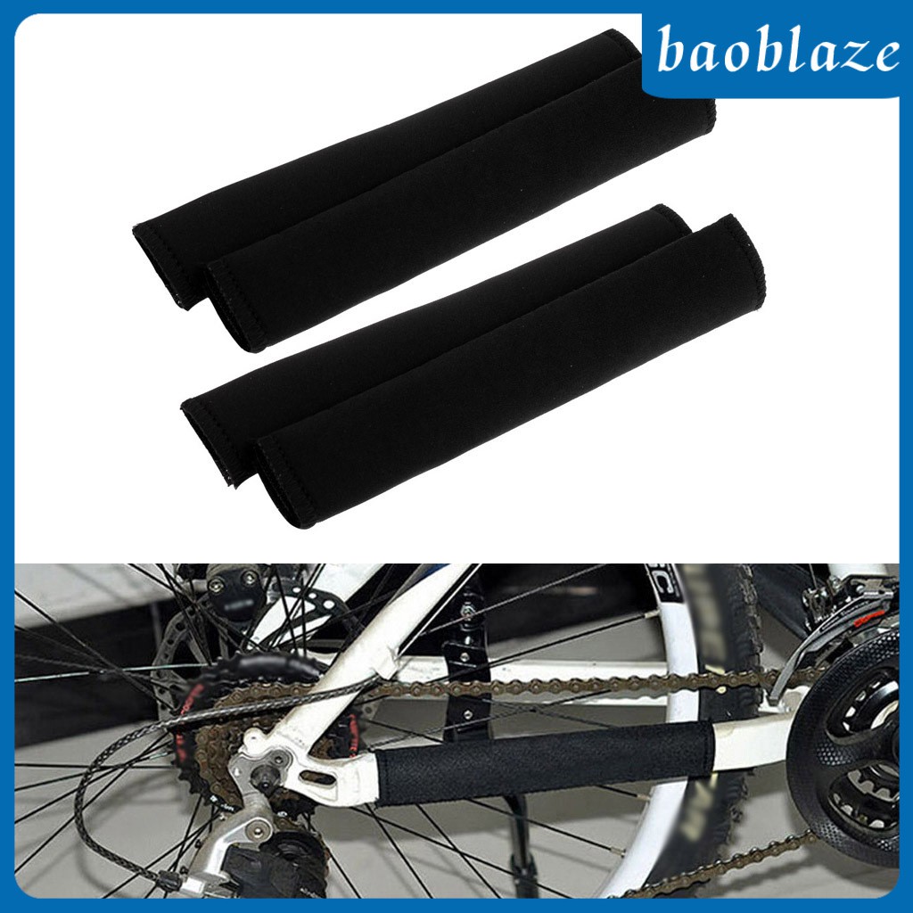 4Pcs Bike Chain Protector Guards Bicycle Frame Cover Sleeve Chainstay