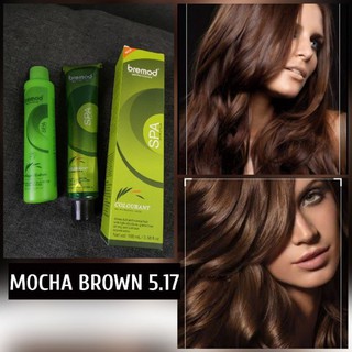 Bremod Haircolor 5.17 Mocha brown with oxidizer 100ml