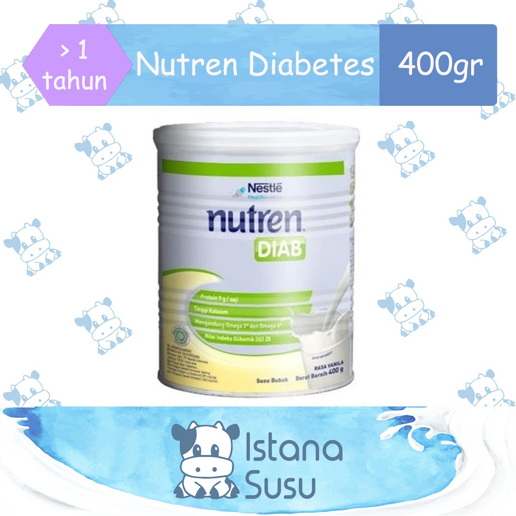 Nutren Diabetes Milk Powder Canned 400gr | Shopee Philippines