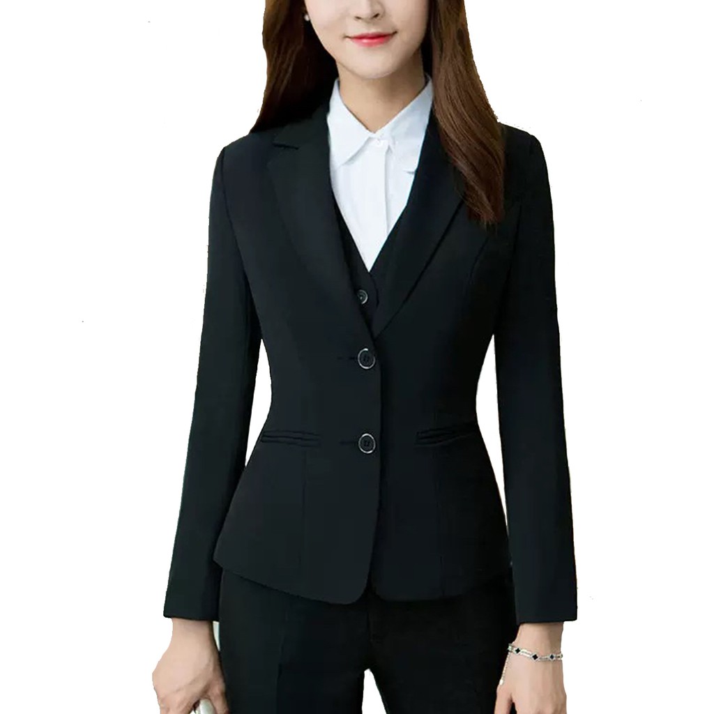 black office coat