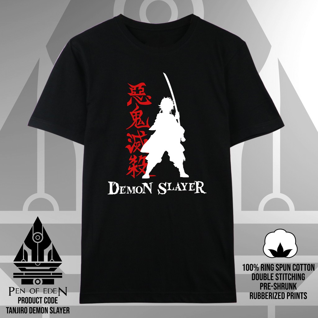 Tanjiro Demon Slayer Premium Shirt Kimetsu No Yaiba Shirt Shopee Philippines