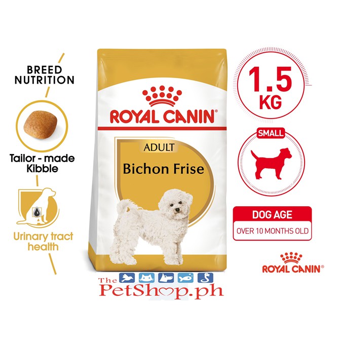 Royal Canin Bichon Frise Adult 1.5kg Breed Health Nutrition orig pack