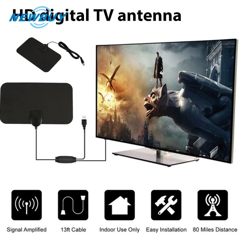 COD TV Antenna HDTV Flat HD Digital Indoor Amplified 50-Mile Range TVFox  VHF U | Shopee Philippines