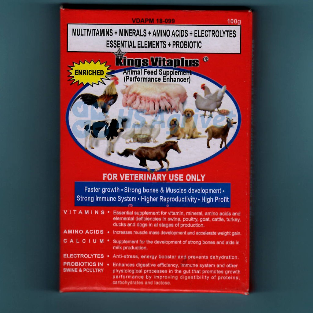 Kings Vitaplus Animal Feed Supplement 100g #1